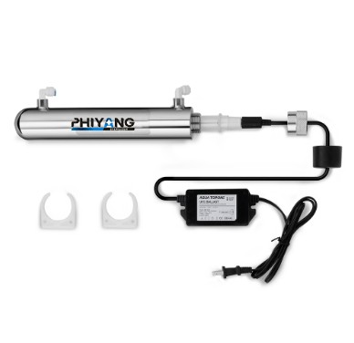 25W UV lamp for water Sterile uv light swimming pool uv Pond Stainless steel water sterilizer