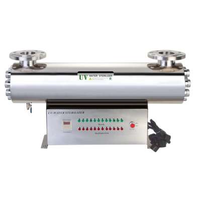 304SS 2020 good sale uv lamp water treatment 165w uv water treatment system 36GPM uv lamp water treatment